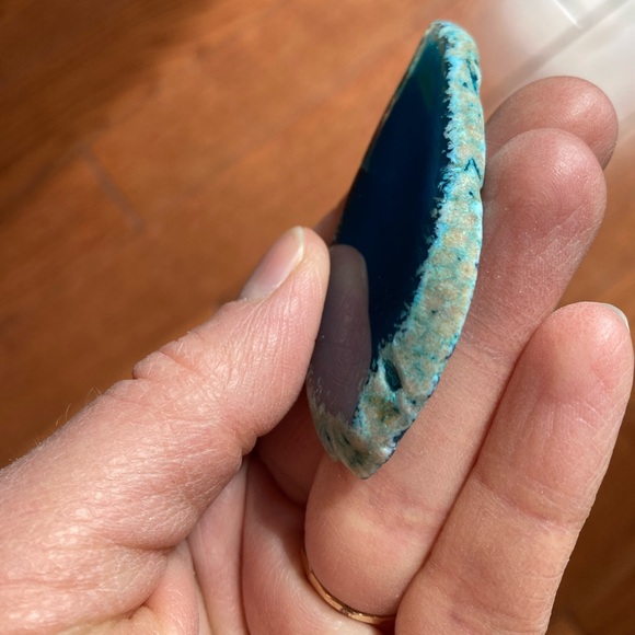 Blue Agate Slice - Picture 5 of 7